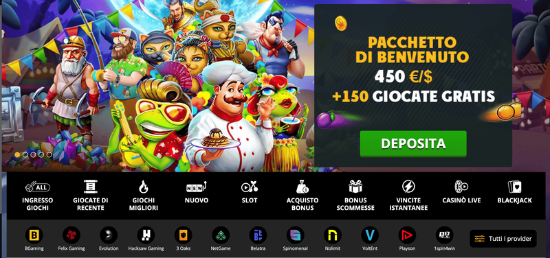 Sito del miglior casino non AAMS – PlayAmo